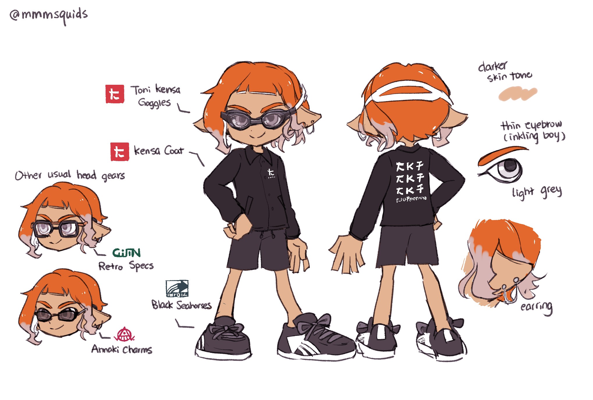 Character sheets